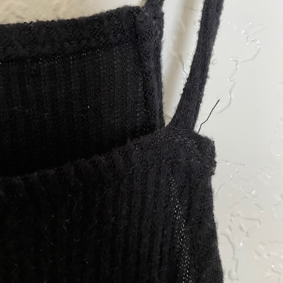 Black square neck brandy Melville dress - Picture 3 of 7